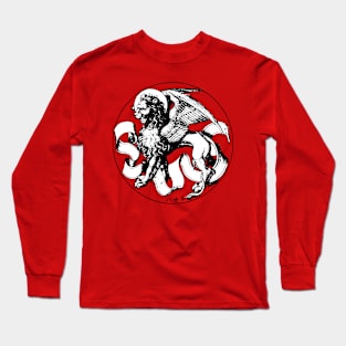 15th Century St Mark's Emblem Winged Lion Long Sleeve T-Shirt